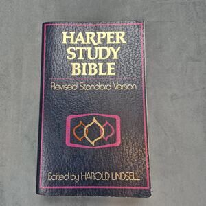 Harper Study Bible Revised Standard Version Harold Lindsell Second Edition 1971